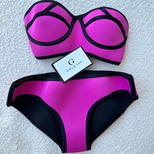 Brand new strapless swimsuit.